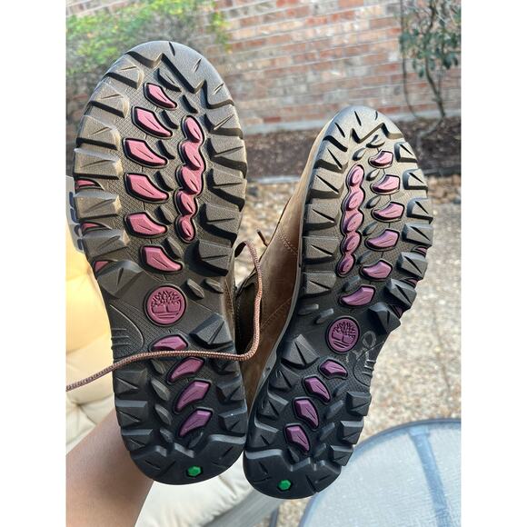 NWT Timberland Women's Mt. Maddsen Mid WP Hiking Boots - Brown 8.5 - Picture 4 of 5